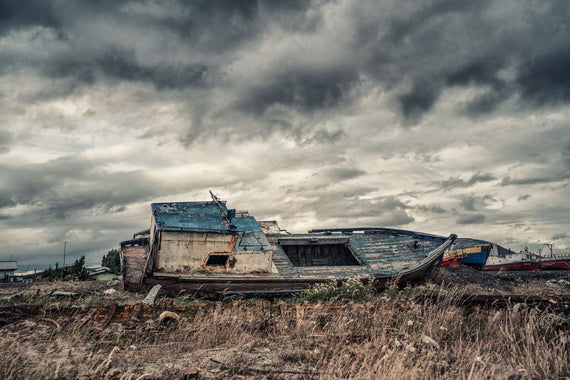 Artist Sean Diediker fine art photograph "Ships Without Captains 3" from Canvasing The World Patagonia