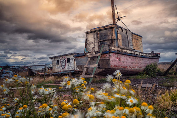 "Ships Without Captains 2" photograph by Sean Diediker, American artist.  Canvasing The World with Sean Diediker explores the people and places that inspire works of art.